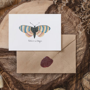 Monarch Vintage Watercolor Butterfly Postcard