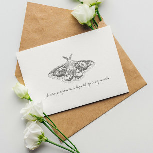 Monarch Vintage Watercolor Butterfly Postcard