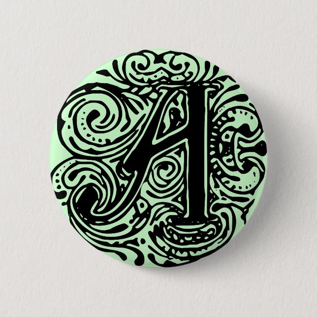 Monarchia "A" 6 Cm Round Badge (Front)