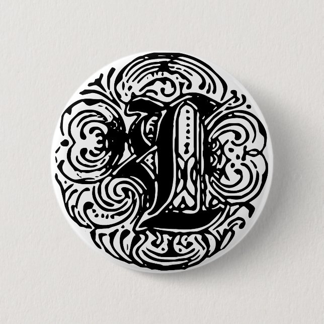 Monarchia "L" 6 Cm Round Badge (Front)