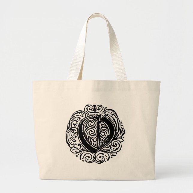 Monarchia "O" Large Tote Bag (Front)