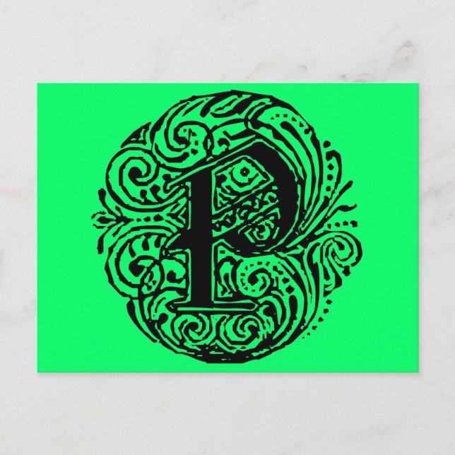 Monarchia "P" Postcard (Front)