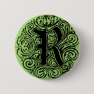 Monarchia "R" 6 Cm Round Badge