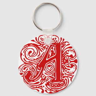 Monarchia Red "A" Key Ring