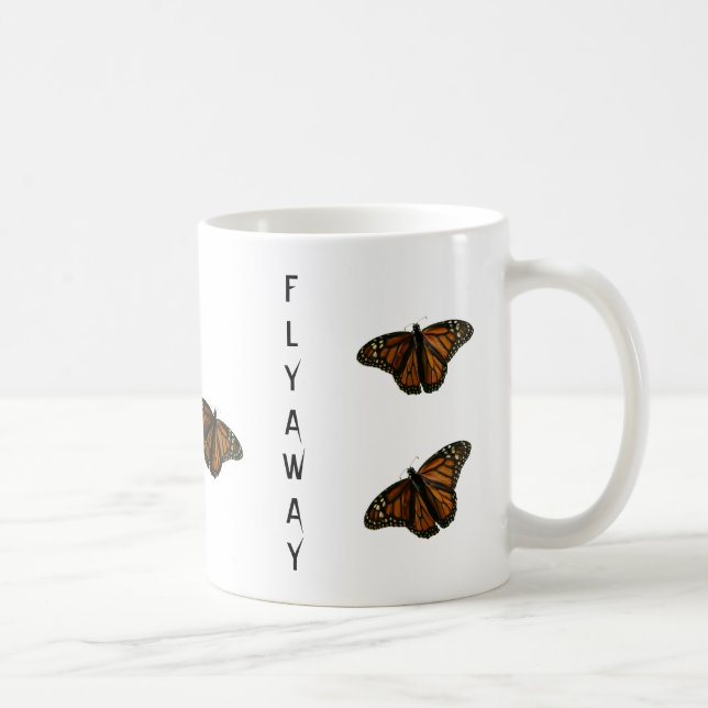 Monarchs Fly Away  Coffee Mug (Right)