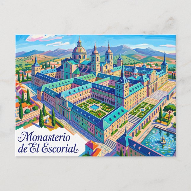Monasterio de El Escorial Spain Postcard (Front)