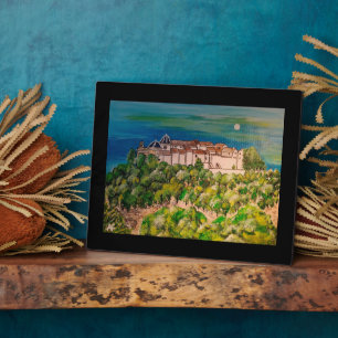 Monasterio de San Miguel Painting by Alfred Fox Plaque