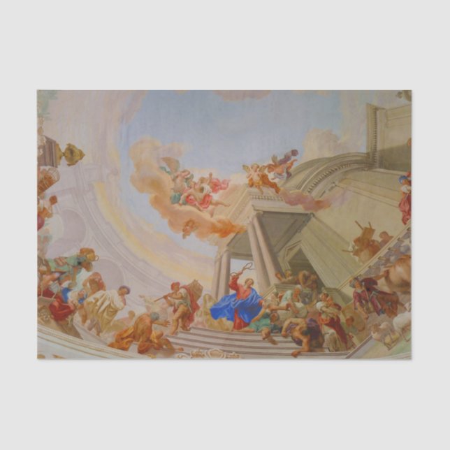 monastery abbey Neresheim tissue paper (Front)