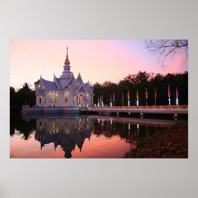 Monastery by the lake poster (Front)