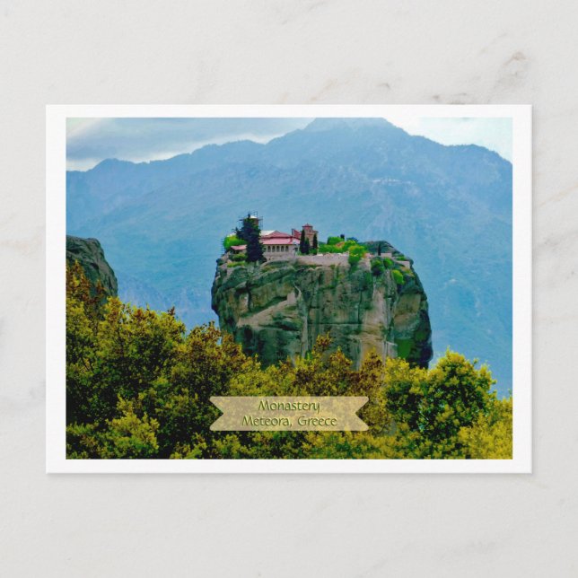 Monastery, Meteora, Greece Postcard (Front)
