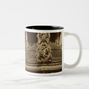 Monastery or Pagoda, detail, probably Mandalay Two-Tone Coffee Mug