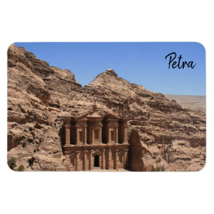 monastery petra jordan magnet