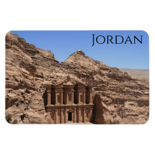 monastery petra jordan magnet
