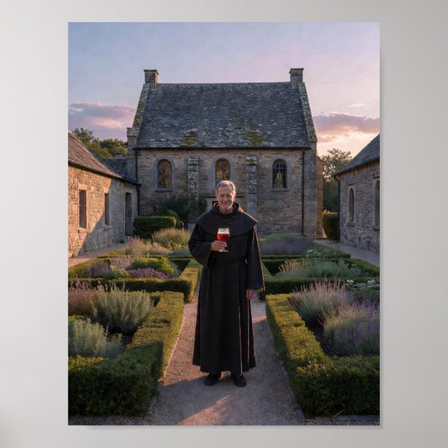 Monastic Garden Twilight Reverie Poster (Front)