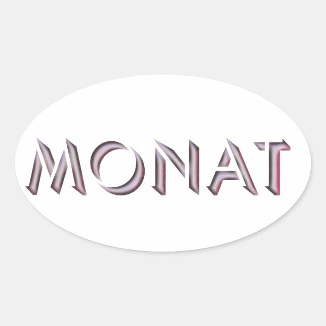 Monat sticker (Front)