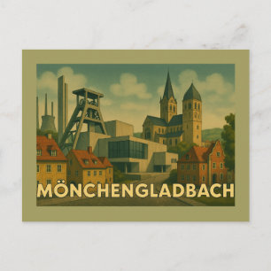 Mönchengladbach Germany City Art Postcard