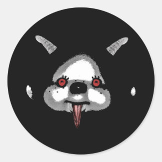 Monchichi Classic Round Sticker