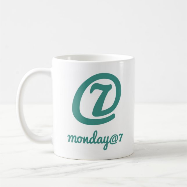 Monday@7 Mug (Left)