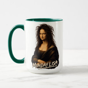 Monday Lisa Funny Renaissance Art Mug