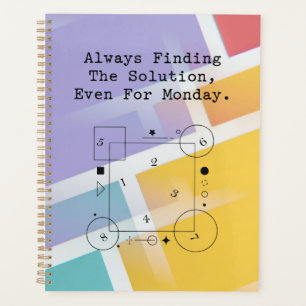 Monday Math Solutions   Problem Solver Spirit Planner
