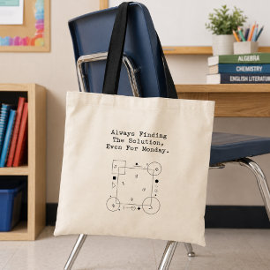 Monday Math Solutions Problem Solver Spirit Tote Bag