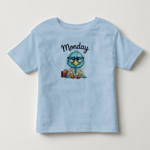 Monday Mood Funny Drink Quote Toddler T-Shirt