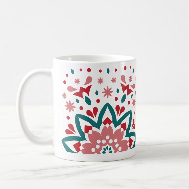Monday Mood Funny Illustration Coffee Mug (Left)