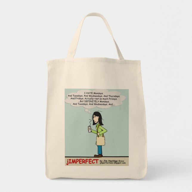 Monday Moody Momma Tote Bag (Front)