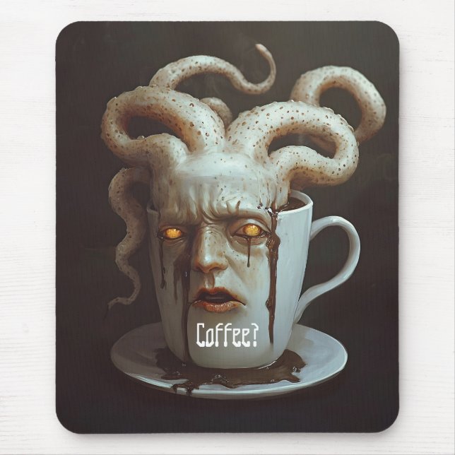 Monday morning blues caffeine level warning 1 mouse pad (Front)