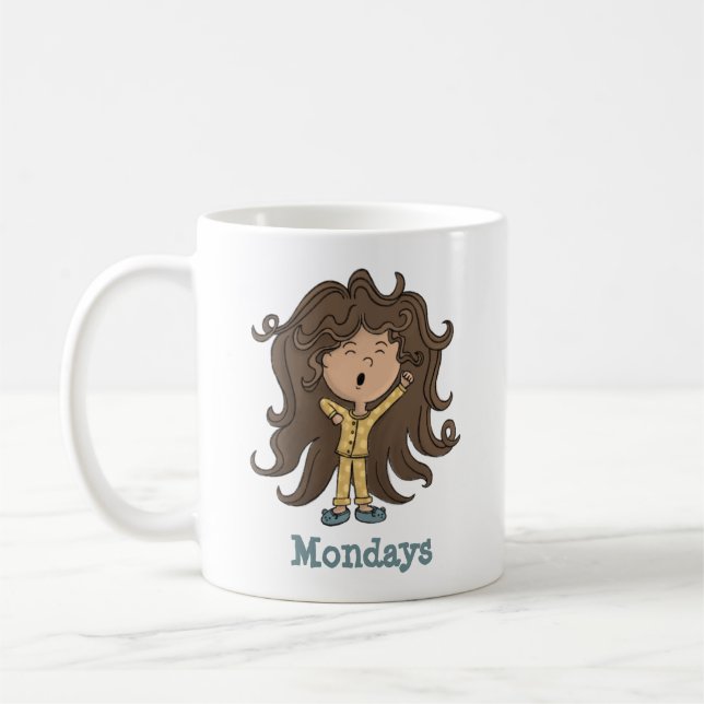 Monday morning Pajama mug (Left)