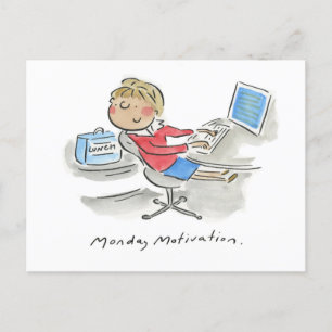 Monday Motivation Postcard