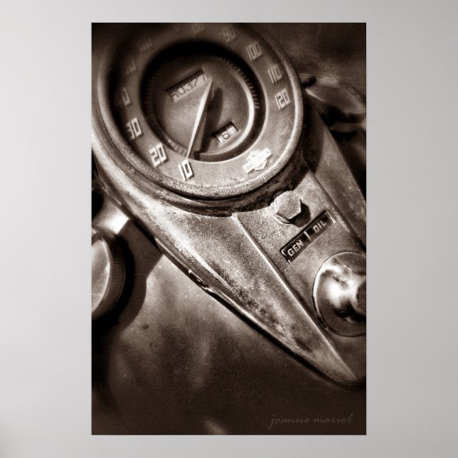 Monday Motorcycle Poster (Front)