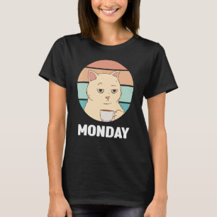 Monday Outfit   Cute Cat I hate Mondays T-Shirt