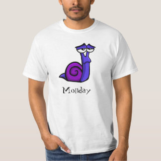 Monday Sad Snail T-Shirt