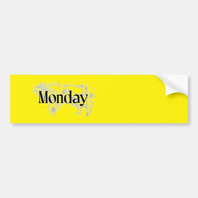 Monday -small               - Sticker (Front)
