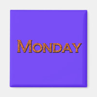 Monday Teaching or Memory Aid Magnet