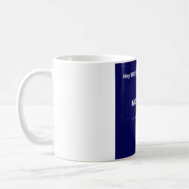 Monday the prank coffee mug (Left)