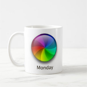 Monday: The Spinning Beach Ball of Death Coffee Mu Mug
