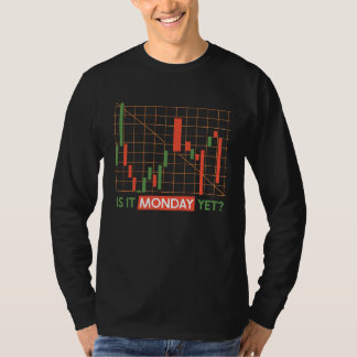 Monday yet Candlestick Stock Market Investor Stock T-Shirt