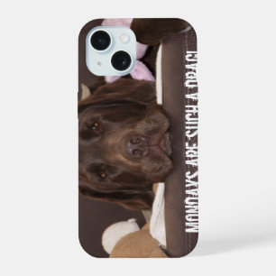 Mondays Are A Drag Sleepy Labrador Retriever iPhone 15 Case