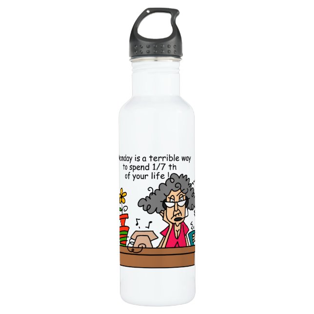 Mondays Humour 710 Ml Water Bottle (Front)