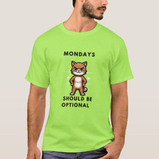 Mondays should be optional. T-Shirt