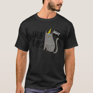 Mondays Ugh Cat T-Shirt