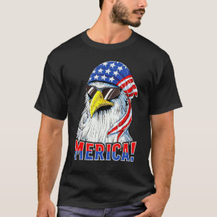 Mondays We Wear Red To Support Our Troops Flag Mem T-Shirt