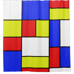Mondriaan #19 shower curtain