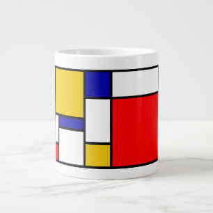 Mondrian 2 large coffee mug