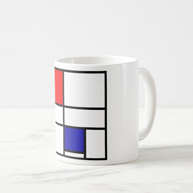 Mondrian 3 coffee mug (Front Right)