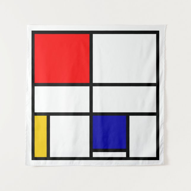Mondrian 3 tapestry (Front)