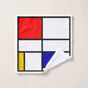 Mondrian 3 wash cloth