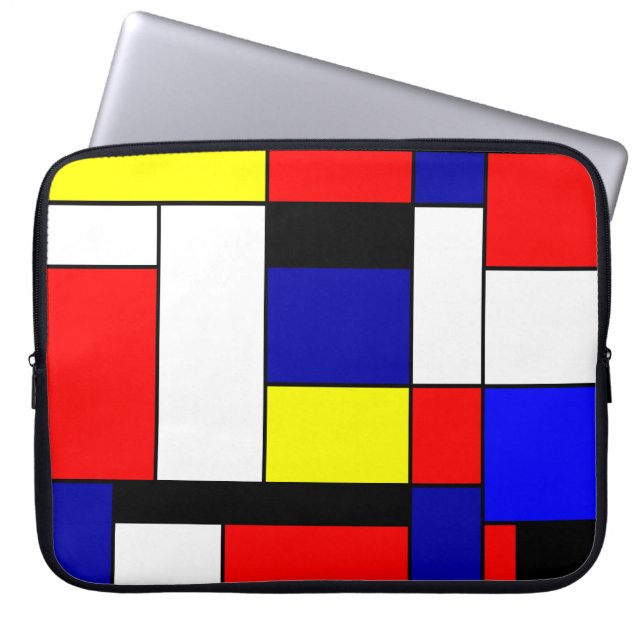 Mondrian #42 laptop sleeve (Front)